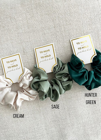 Large Silk Scrunchie