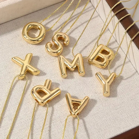 Initial Necklace - Gold or Silver