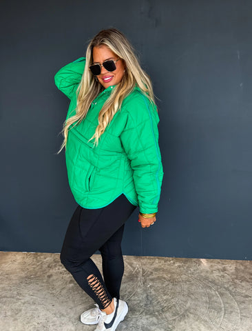 Peyton Puffer Jacket - Leopard
