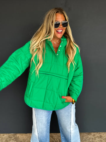 Peyton Puffer Jacket - Leopard