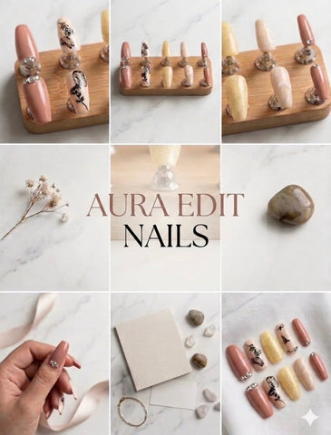 Aura Edit Nails- Beauty in Beige