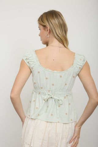 Darling Top - Sage