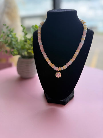 Cotton Candy - Chunky Bead+Rhinestone Charm
