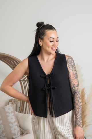 Aimee Vest - Black