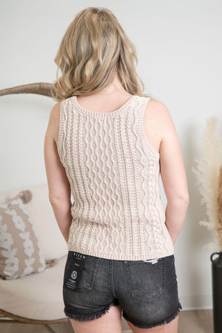 Cable Knit Tank
