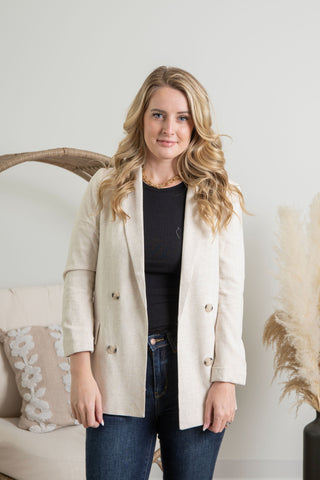 { Room 34 } Linen Blazer