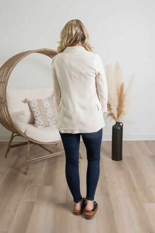 { Room 34 } Linen Blazer