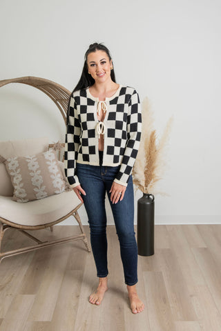 Obsessed With You Cardigan - Black