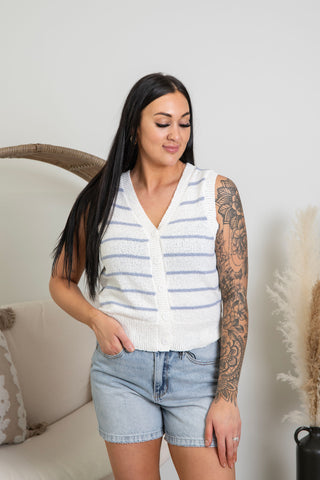 Maxine Vest - Blue