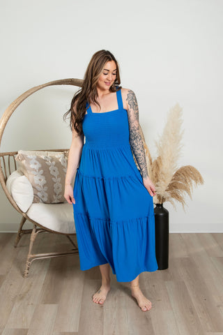 Natasha Dress - Royal Blue