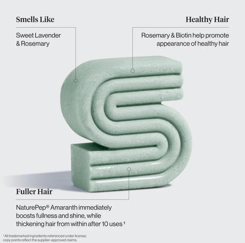 KITSCH | Rosemary & Biotin Volumizing Shampoo & Conditioner Bar