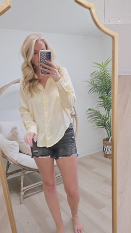 { DEX } Textured Blouse - Butter