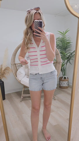 Maxine Vest - Pink