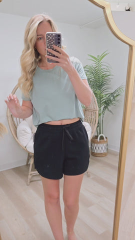 Butter Luxe Shorts - Black