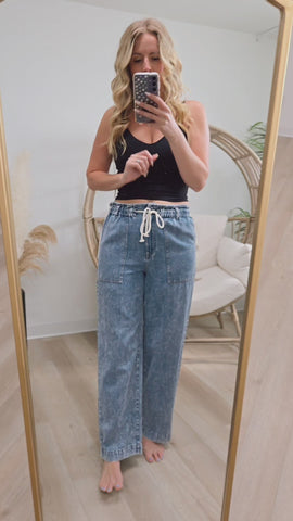 { DEX } Cailee Wide Leg Denim
